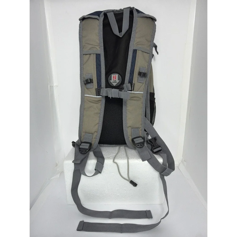 Northwest Territory Hiking Backpack Navy Tan Air Channel Daypack 922220413